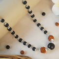 Silver Plated Trishakti Karungali Mala