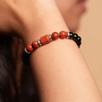 Red Jasper Zodiac Band – Aries (मेष राशि)